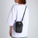 Youth bag on magnet, black color