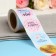 Stickers for flowers and gifts "Happy Birthday!", 4.4 x 4.4 cm, 252 pcs.