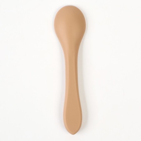Children's spoon for feeding M&B (silicone), beige-4