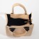 Bag Female Tout with zipper, beige color