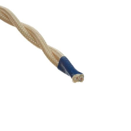 Retro wire of Pugvsn Luazon Lighting "Vintage", 20 m, 2x1.5 mm2, color sand gold-1