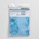 Curtain for the bathroom "shell", 180 × 180 cm, blue color