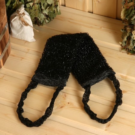 Set of Bath "Smile 4" hat with embroidery, washcloth in a box-4