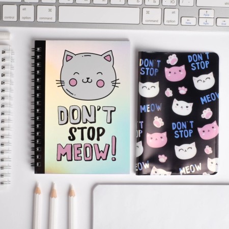 Meow set: 40l diary, passport cover-1