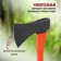 Carriage of a carpentry scrap, fiberglass ax 43 cm, 1000 g