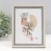 Photo frame plastic 15x20 cm "Golden brackets. Double" gray 18.5x23.5 cm