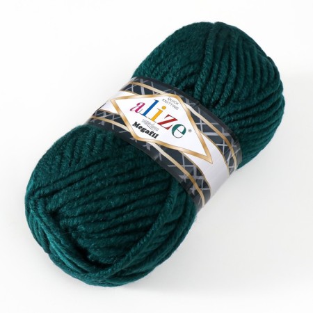 Yarn "Superlana megafil" 25% wool, 75% acrylic 55m/100 g (426)-1