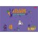 Album for drawing A4, 48 sheets, on a paper clip, "cute bunny", covered cardboard, block 100 g/m², mix