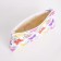 Cosmetic bag with lightning, white/multi -colored color