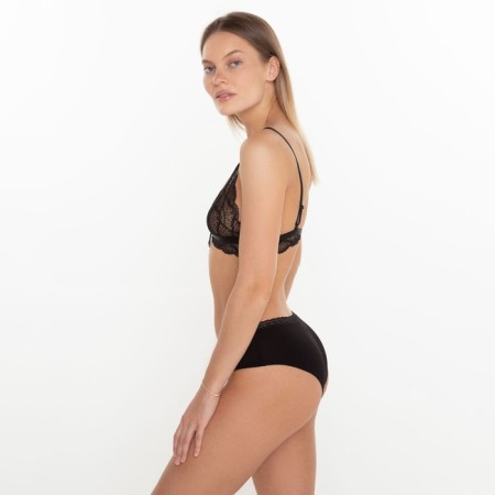 Cowards women's shorts, black color, size 44-3