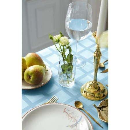 GENTEN GEMETRY 150*220 +/- 3cm, cell-blue, pl. 192 g/m2, hl with VGMO-9