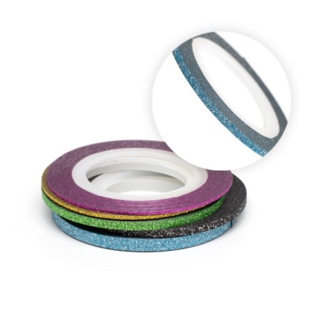 Glue -based thread pearl pole, 2 mm, blue