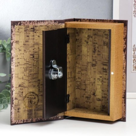 Safe Brush tree to the leatherette "Pirates. Caribbean Sea" 21x13x5 cm-3