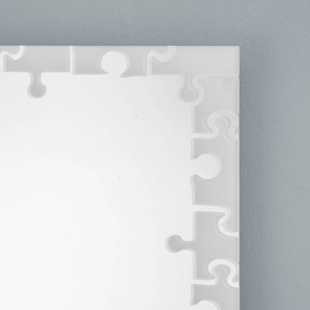 Mirror, wall -mounted, with sandblasting graphics, 80 × 60 cm-1