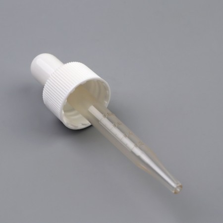 A bottle for storage, with a pipette, 50 ml, brown/white color-6