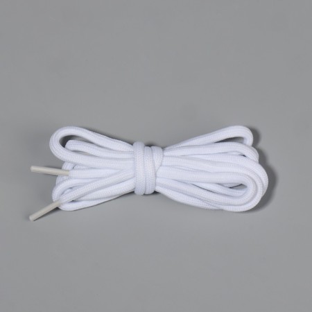 Shoes for shoes, steam, round, d = 5 mm, 90 cm, white color-3