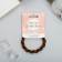 Hair elastic band "Sport" curl texture, 5 cm, brown black