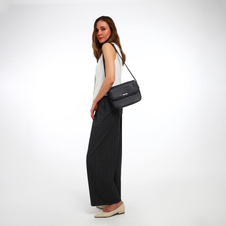 Women's bag Textura, messenger, small size, color gray-7