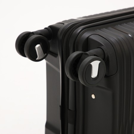 Small suitcase 20 ", lightning department, code castle, 4 wheels, black color-6