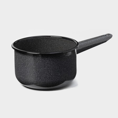 Cylindrical bucket, 1.5 l, without decolle, metal handle, induction, color mix-7