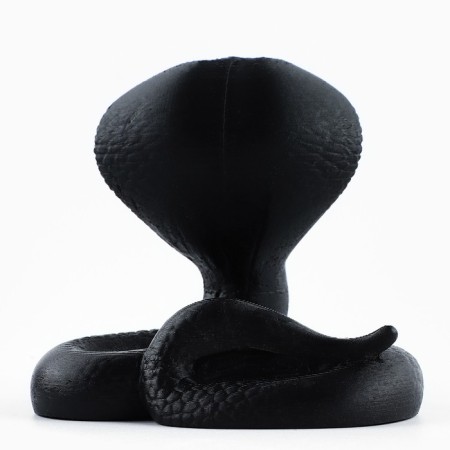Top for the phone New Year's souvenir "New Year: Cobra", black, 8.5 x 7.5 cm-4