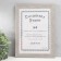 Photo frame Plastic format A4 "Rombs. Texture of a tree" Gray 33.1x25 cm