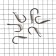 The hook Owner Spring Chinu Weye BC No. 10 is 6pcs.