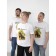 Male T -shirt, size 48, white color