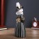 Souvenir Polystone "Bunny-Private lady with a basket" 35x13.5x10.5 cm