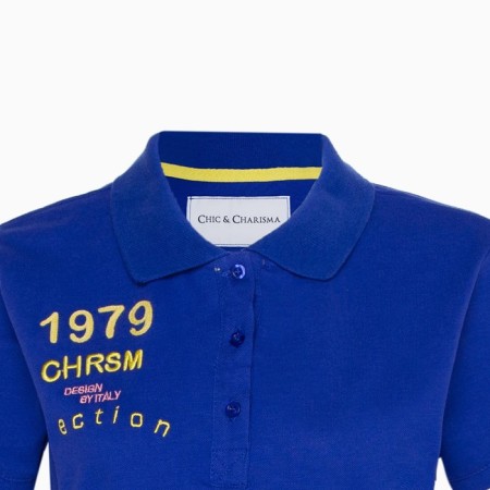 T-shirt is female, color bright blue, size 44 (m)-5