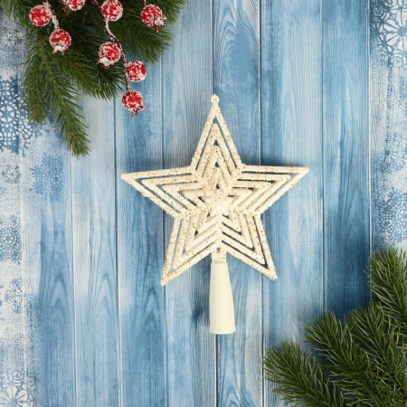 Top "Star" spraying, 13x17 cm, white