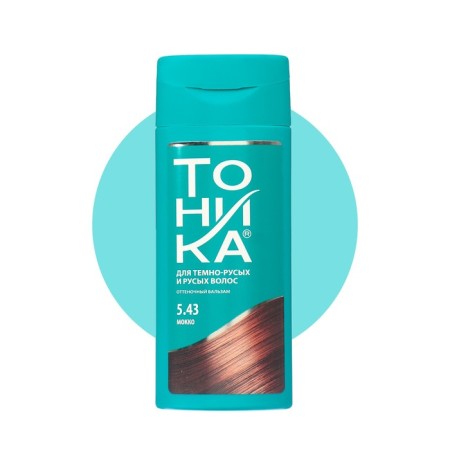 Tint tonic tinting hair balm, tone 5.43, mokko