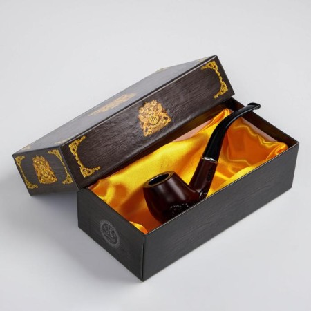 Kommer's smoking pipe "Commander", classic, 15 x 4 cm-3