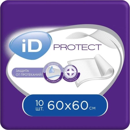 Single -free absorbent ID Protect, size 60x60, 10 pcs.-1
