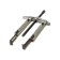 Enlargier of the hinge bison 43313-160-215, professional, two-legged, 135 mm