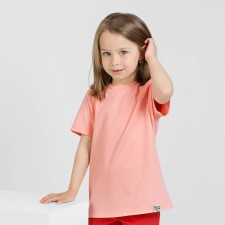 T -shirt for girls, height 116 cm, peach color