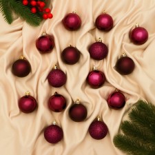 Set of balls plastic D-5 cm, 16 pcs 