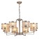 Bonbon chandelier, 8x40W E14, color gold