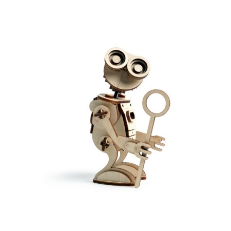 Wooden designer "Robot San"-1