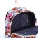 School backpack from textiles on a zipper, 3 pockets, pencil case, color colorful color