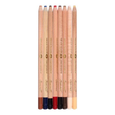 Pastel Sukhai in a pencil ZHK "Sunny Portrait" set of 8 colors-1