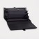 Women's wallet on magnets, black color