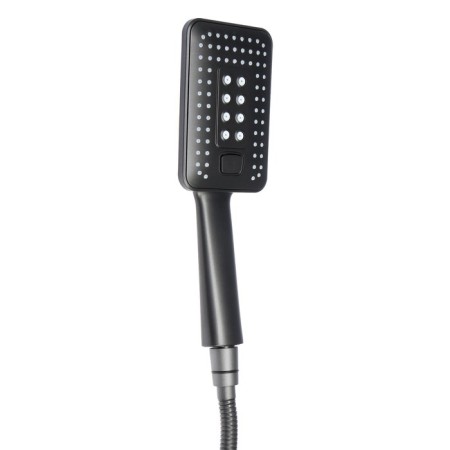 ACCOONA A63127AT bath mixer, single -leaf, pour 175 mm, shower set, black-5