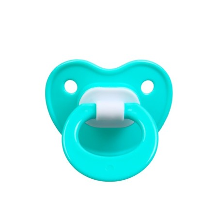 Nipple - silicone dummy orthodontic, from 0 months, with a cap, the color is turquoise-3