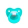 Nipple - silicone dummy orthodontic, from 0 months, with a cap, the color is turquoise