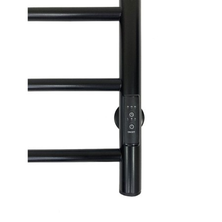The electric heated towel -sprayer "Sanprise" Aurora P6, 500x600 mm, right, black-5