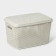 Storage box with a rattan lid, 23 l, 45 × 30 × 26.5 cm, white color