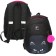 Youth backpack, 42 ​​x 31 x 13 cm, ergonomic back, stavia "cat muzzle", black