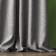 Konni curtain set, size 140 x 270 cm - 2 pcs, grab - 2 pcs, color is dark - gray
