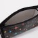 Cosmetic bag with lightning, black color